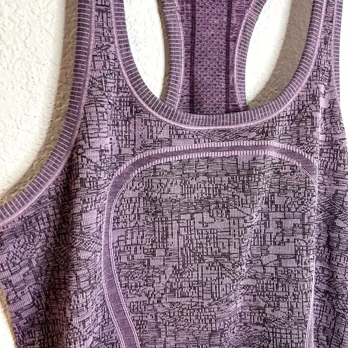 Lululemon  Swiftly Racerback 2016 Seawheeze Heathered Lullaby Purple Womens 6