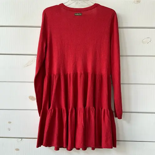 Matilda Jane Brilliant Daydream Love Me Tender Cardigan Sweater Red Small NEW