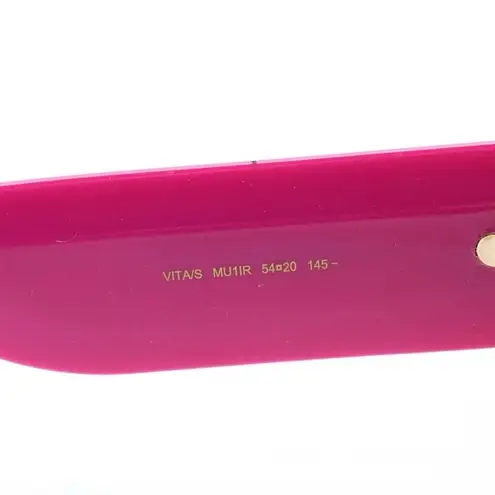 Jimmy Choo VITA Fuchsia Rectangular Sunglasses