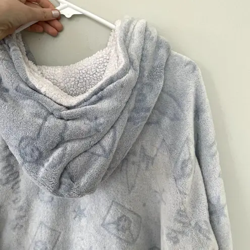 Harry Potter white blue long hooded sweater comfortable movie adult one size