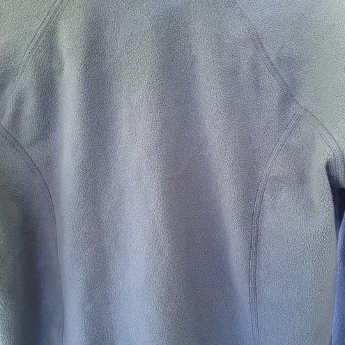 L.L. Bean 1/4 Zip Blue Lightweight Activewear Poly Fleece Top Size M Size M