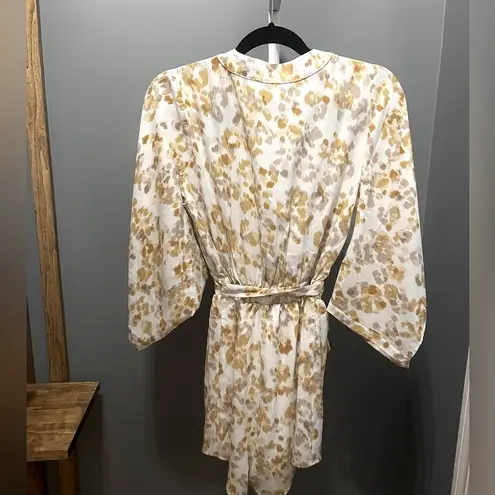 SADIE & SAGE Girl From Ipanema Romper – Taupe Gold – Size Small Tan