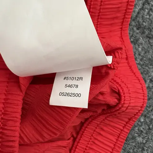 Spanx  Active Run Red Half Zip Jacket 4 Way Stretch Water Repellent Size XL NEW - Image 8