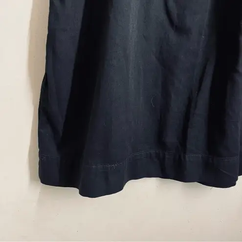 CP Shades Black Ruffle Neckline Tunic Dress size M