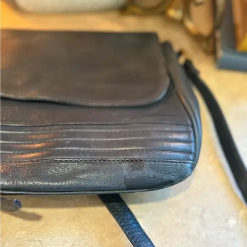 Etienne Aigner Vintage Crossbody Bag with Flap-Over Design