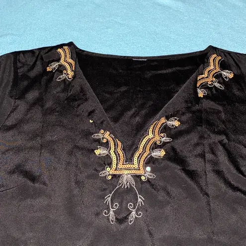 AVON Embroidered sequin v