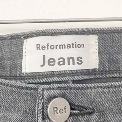 Reformation  Jessie High Waist Cropped Flare Jeans Redondo