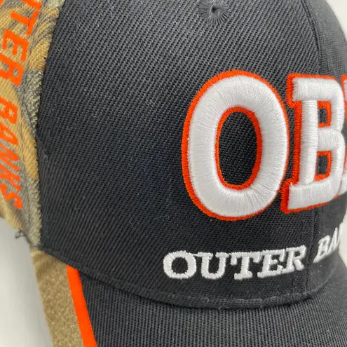 OBX Outer Banks NC Baseball Hat Dad Cap Souvenir North Carolina Travel Camo OS Black
