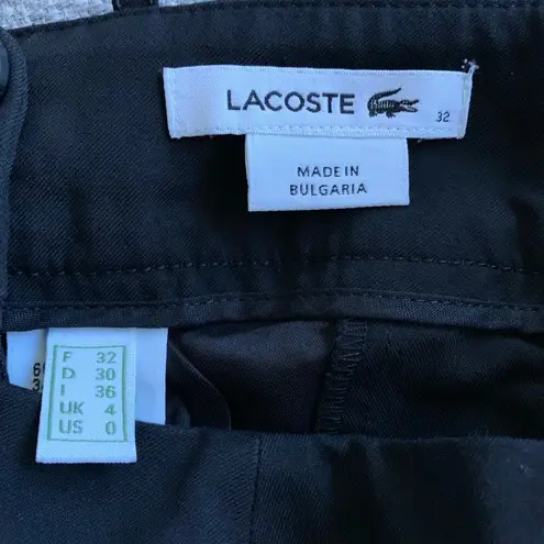 Lacoste  Black Career Office Business Casual Professional Uniform Preppy Pants 0