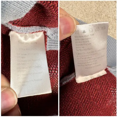 Anthropologie Find Me Now Toto Pullover Sweater Sky Blue Dog Print Size L Size L