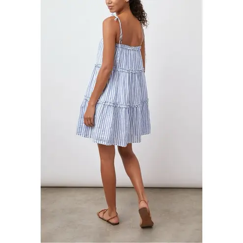 Rails Caralyn Dress Lighthouse Stripe Size Large Preppy Summer Babydoll Coastal - Image 8