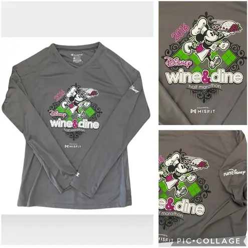 Champion NEW Women’s runDisney Wine & Dine 2016 Half Marathon  Tech Shirt Small S
