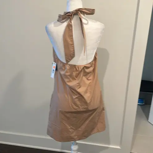 RD Style NWT Mel Poplin Mock Neck Halter Dress Sz M