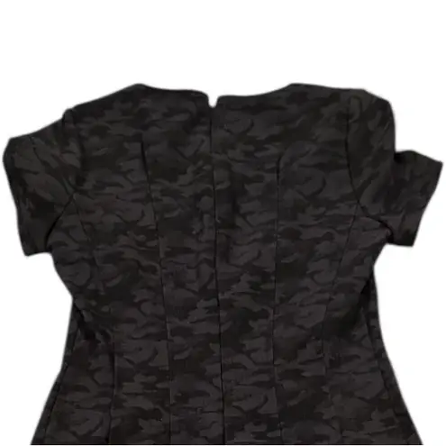 CAMO Black Short Sleeve Drew Dress Size S
