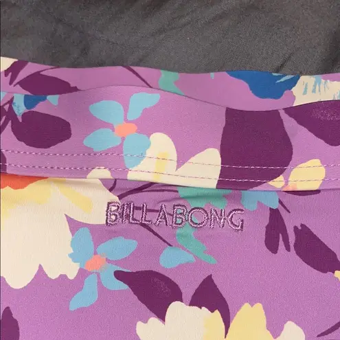 Billabong  Floral Bikini Bottom - Purple and Multicolor