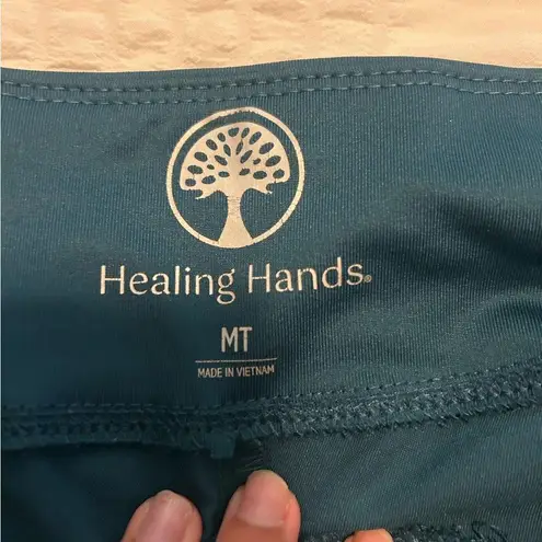Healing Hands Healing Hand Straight Leg Scrub Pants Teal