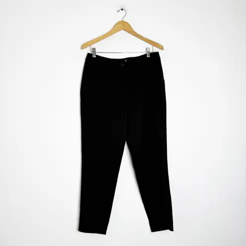 Love moschino Women's Classic Black Pants Back Pocket Heart Detail Size 8