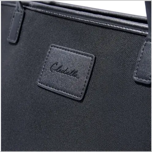 Cleobella Canvas Large Black Tote Bag