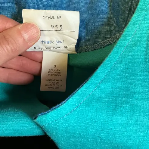 Vtg 80s Hand painted Play Alegre top & jacket set