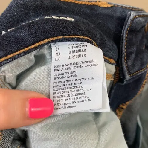 American Eagle  Super Stretch Artist Crop Dark Wash Jeans