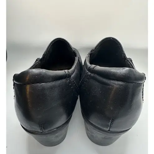 Earth Origins Women's Black Rhoda shooties Leather Shoes Size 7 1/2