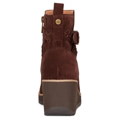 Earth Women's Chace Buckle Strap Wedge Booties