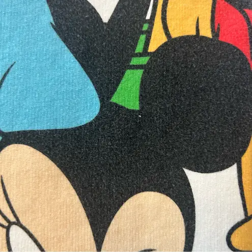 Disney ⭐️ Mickey and friends white colorful crewneck sweatshirt size XS