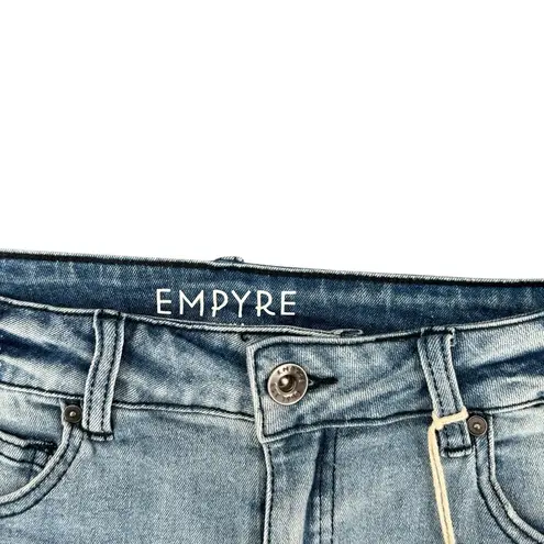 Empyre Jenna NWT Cut Off Denim Jean Shorts Mini Size 5 Casual Summer Jrs Blue