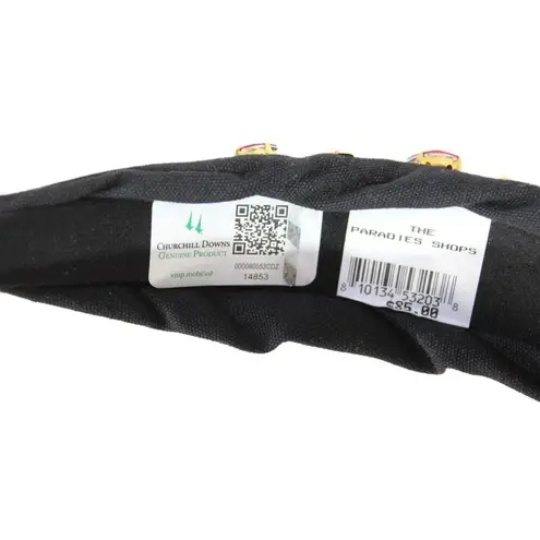 NWT Brianna Cannon x Kentucky Derby 150th Limited Edition Charm Headband Black