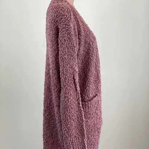 Ash Buttery Soft Popcorn Cardigan in Rose