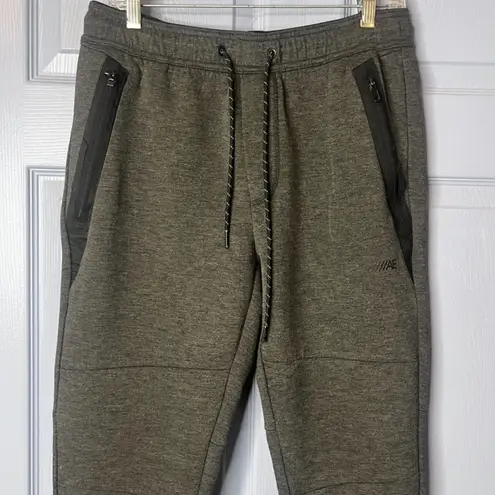 American Eagle Pull On Drawstring Jogger Sweatpants Zip Pockets Size MD Athletic Gray Size M