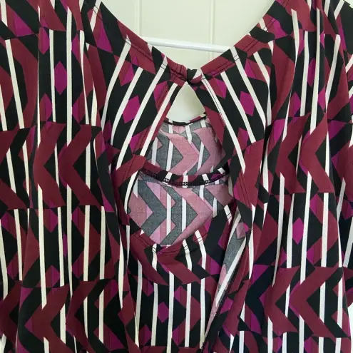 Bisou Bisou NWOT | Bisou Bisou women’s stretchy patterned sheath dress — size 4