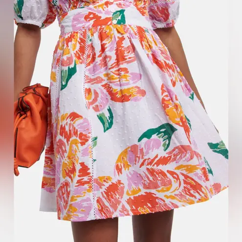 Poupette St. Barth Reina Printed Cotton Mini Dress Size Medium