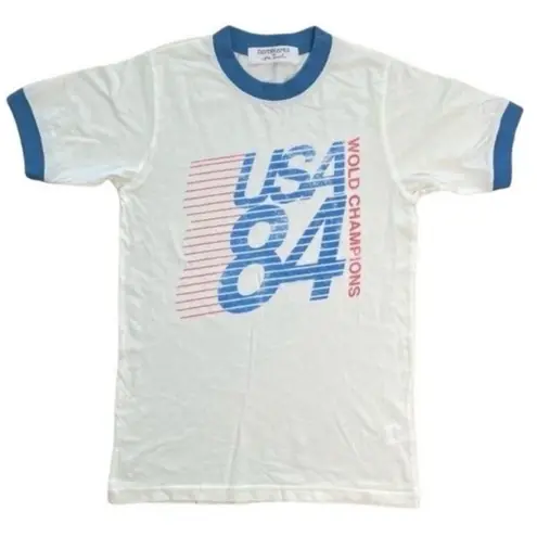 Daydreamer Blue and White Short Sleeve T-Shirt