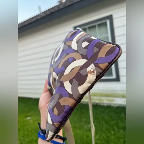 Coach  Women's Purple and Brown Crossbody Bag