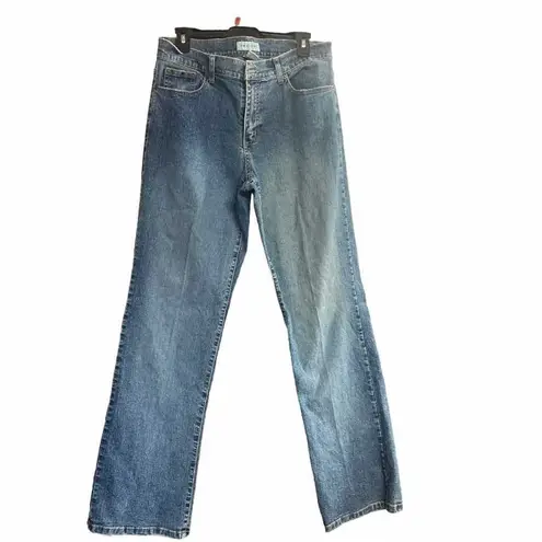 kim rogers Women’s Jeans Size 12 Blue Lightly Distressed