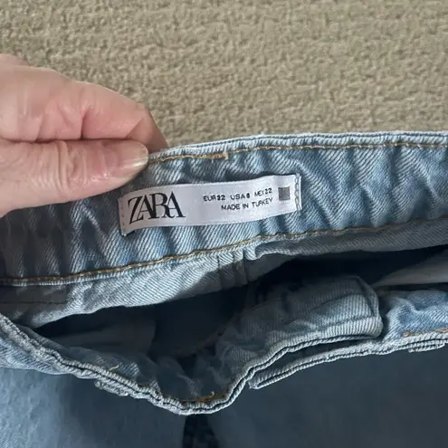 ZARA Wide Leg Jeans Size 6 Bin 191