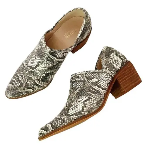 Catherine Malandrino Roxie Bootie Faux Snakeskin Women’s Size 8.5 Pointed Toe