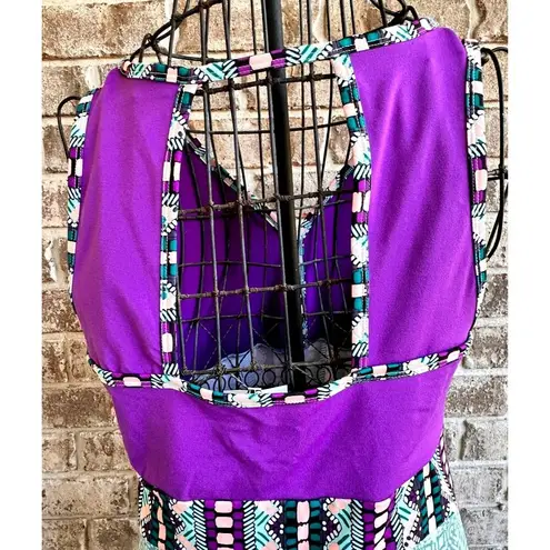 Marmot NWT Becca Dress Girls Large Clear Sky Frolic Bright Violet Sleeveless