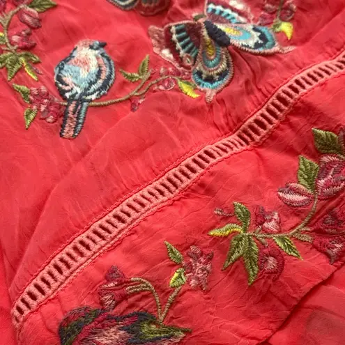 Johnny Was Farfalla extremely heavily embroidered blouse NWT RARE