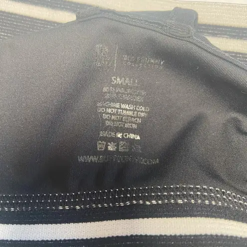 Buffbunny Women's Revolution Sports Bra Black White Size S Small Sporty Yoga