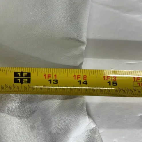 Newport News Black White contrast Leather tank Dress new 8 concert vintage