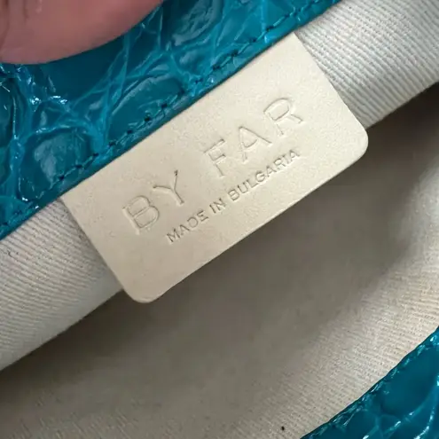 BY FAR Rachel Small Leather Croc