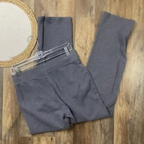 Victoria's Secret  Sport Gray Straight Leg Sweatpants Zip Hem Size Small