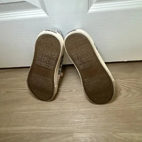 Taos Floral Print Canvas Sneakers Casual Lace Up Women's Shoes tropical resort Green Size 7