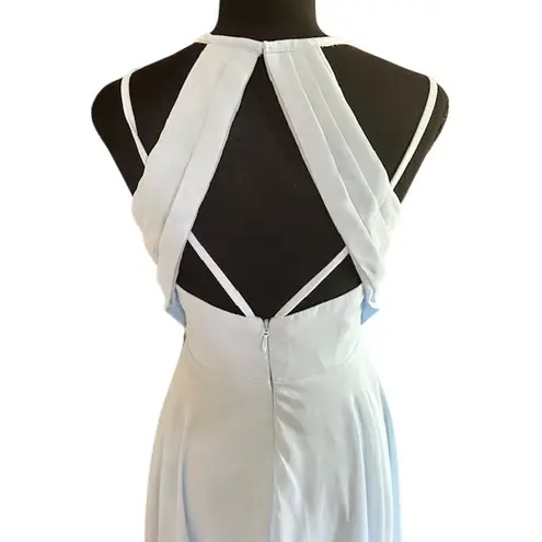 Wear Your Love Light Blue Chiffon Dress – Size Medium – Bridesmaid /Garden Party