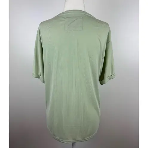 Anthropologie Saturday Sunday Womens Short Sleeve Top Sage Green Sz XS Soft