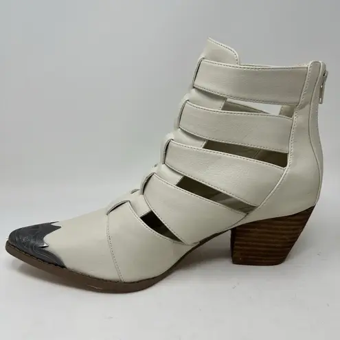 Coconuts by Matisse Bianca Ankle Boots Booties Western Zip Pointed Toe Size 9.5