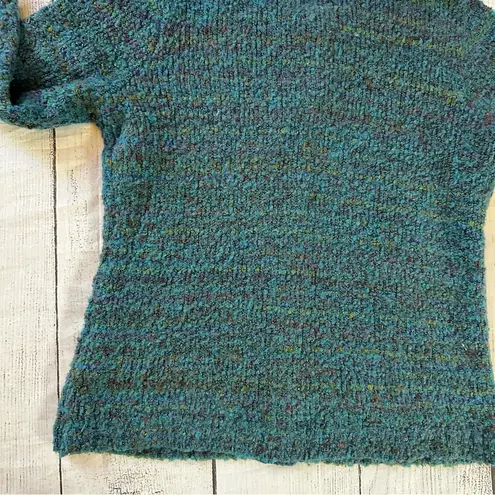 appleseed's Appleseed’s Blue Green Long sleeve pockets Knit Cardigan Sweater no size tag