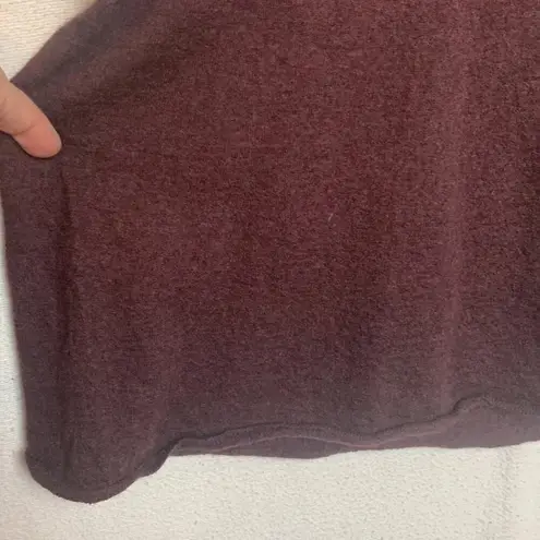 Bela NYC womens small burgundy long sleeve sweater wool soft casual Red